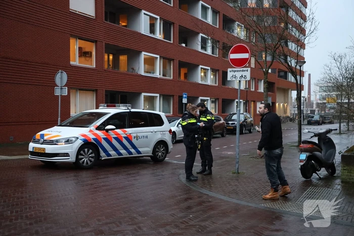 Scooterrijder gaat onderuit