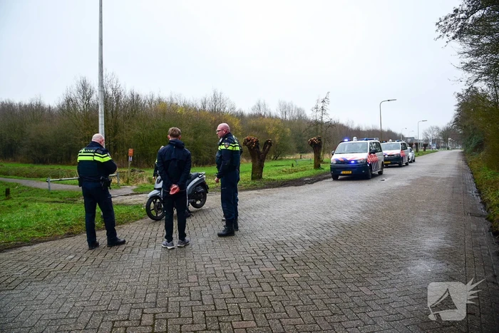 Hardloper aangereden door scooterrijder