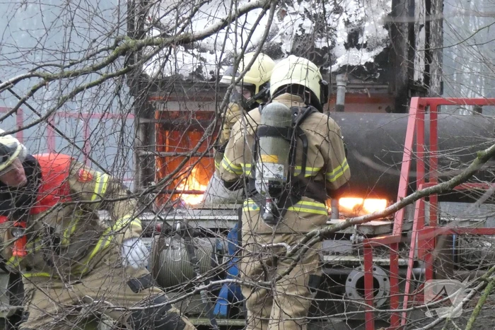 Boot volledig uitgebrand
