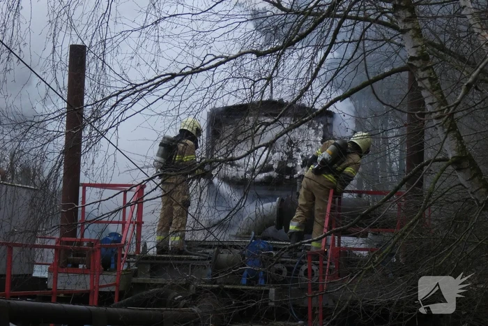 Boot volledig uitgebrand