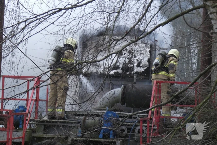 Boot volledig uitgebrand