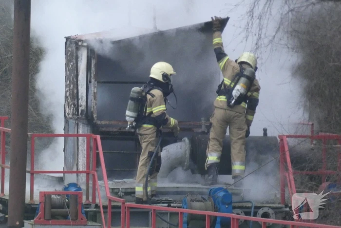 Boot volledig uitgebrand