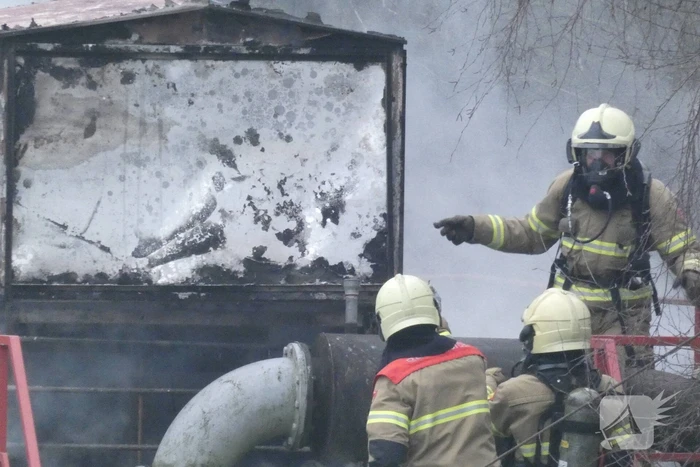 Boot volledig uitgebrand