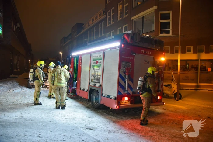 Motor in parkeergarage verwoest na brand