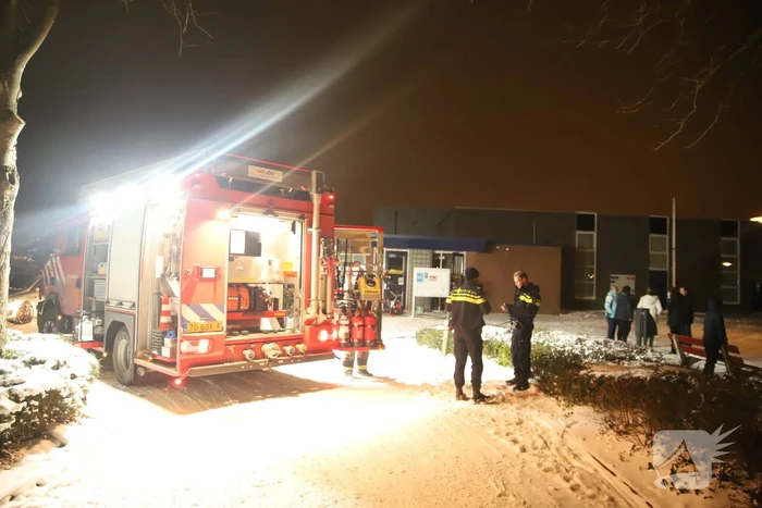 Brand in meterkast van gebouw