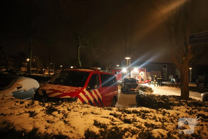 Brand in meterkast van gebouw
