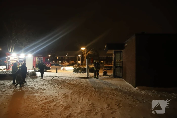Brand in meterkast van gebouw