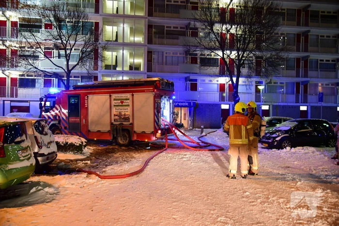 Flatwoning verwoest door uitslaande brand