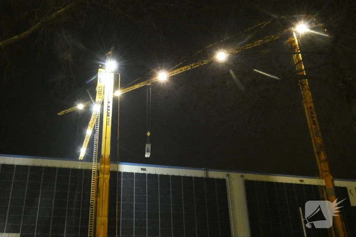 Dak van ColdService staat op instorten na sneeuwval