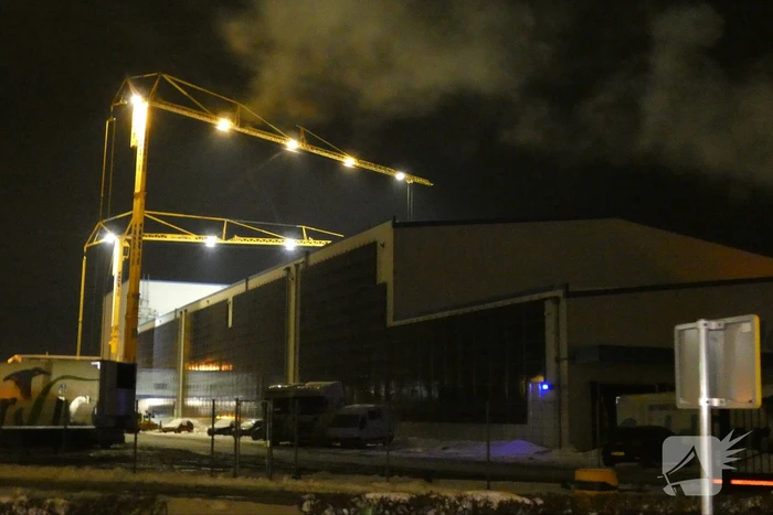 Dak van ColdService staat op instorten na sneeuwval