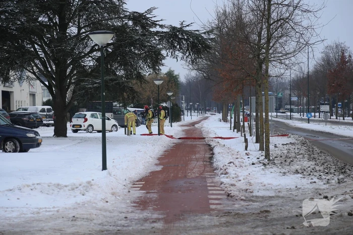 Gasfles bij Kuhn vliegt in brand