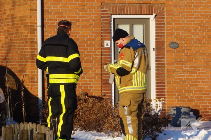 Onderzoek naar gaslucht bij woning