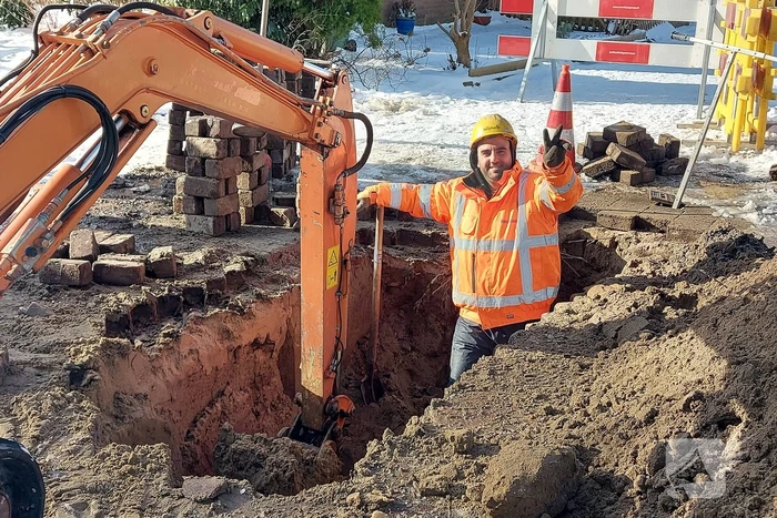 Omwonenden zonder water na lekkage in leiding