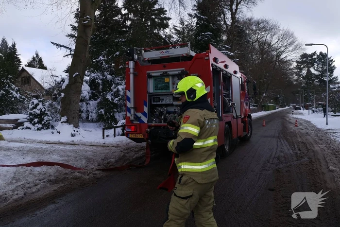 Veel rook bij brand in schuur