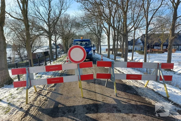 Waterballet na gesprongen leiding