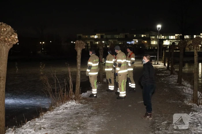 Brandweer ingezet voor zwaan vast op ijs