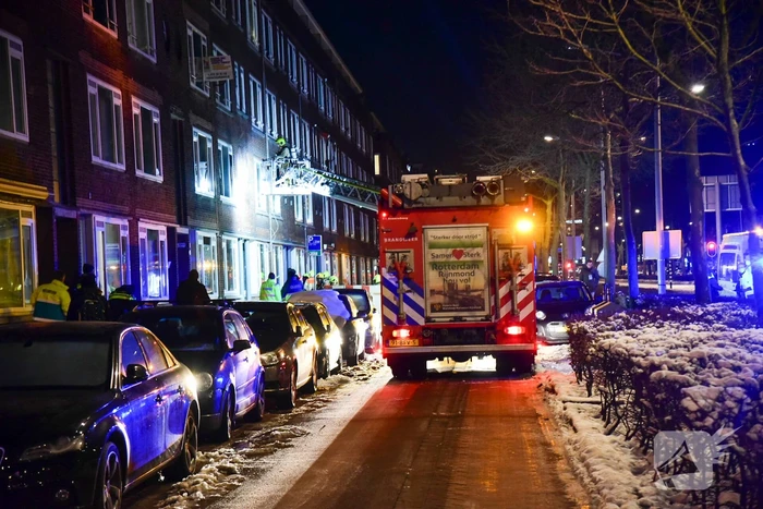 Uitslaande brand in woning