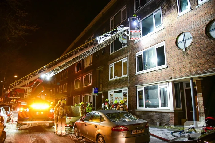 Uitslaande brand in woning