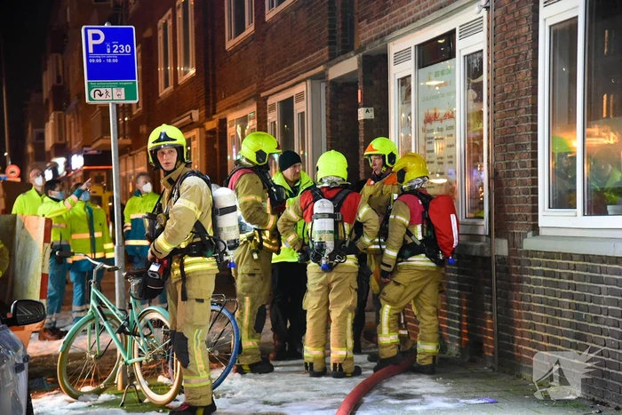 Uitslaande brand in woning
