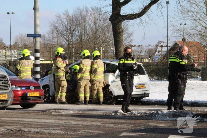 Ernstig ongeval op kruising