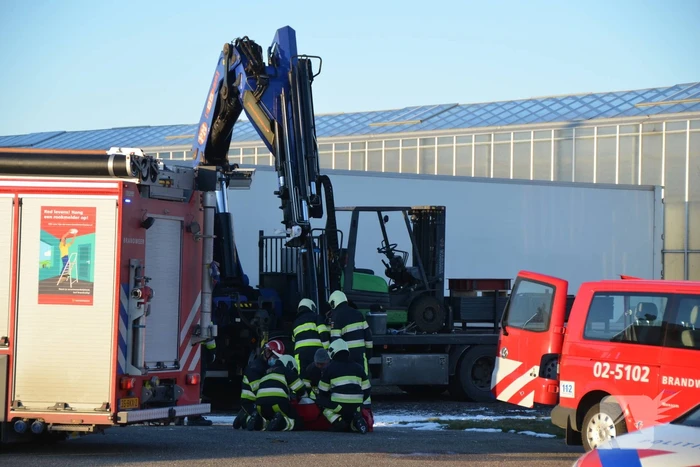 Ernstig ongeval bij laden en lossen