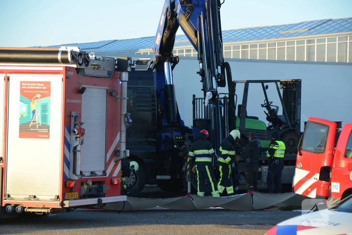Ernstig ongeval bij laden en lossen
