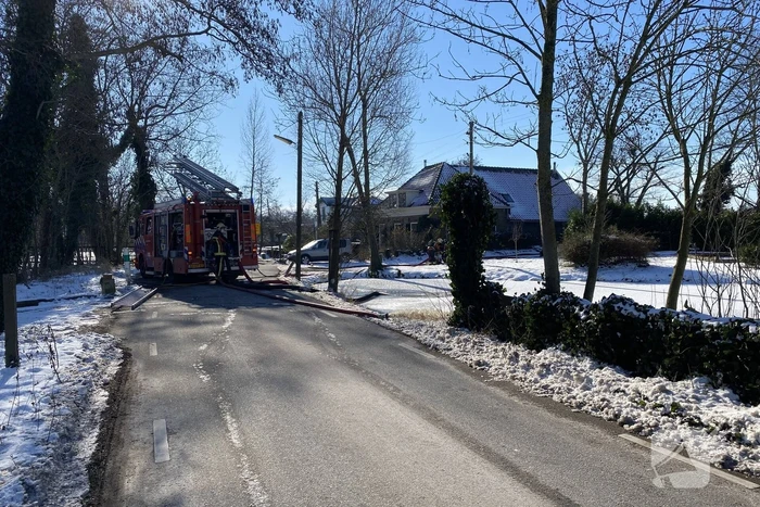 Veel rook bij zolderbrand