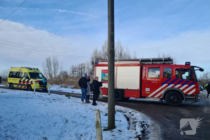 Persoon gewond na valpartij op ijs