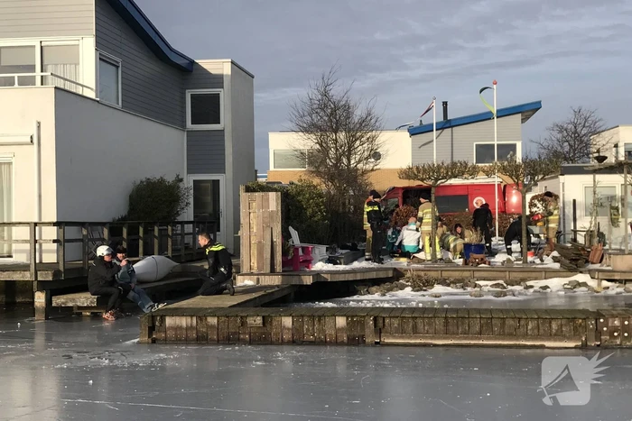 Persoon gewond door ongeval met ijszeiler