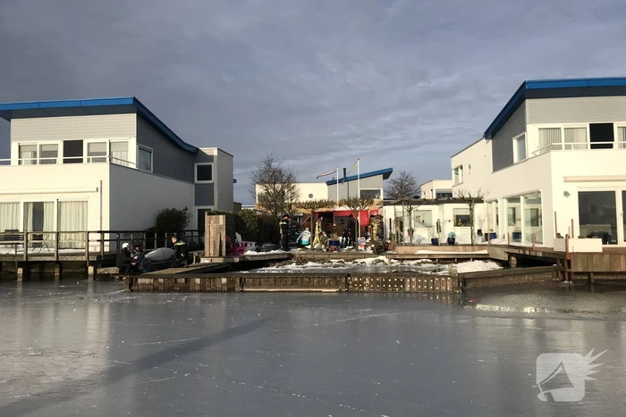 Persoon gewond door ongeval met ijszeiler
