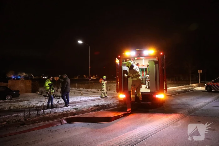 Woonboerderij gaat in vlammen op
