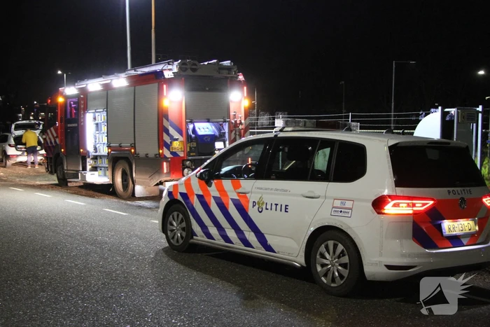 Sterke gaslucht op brug