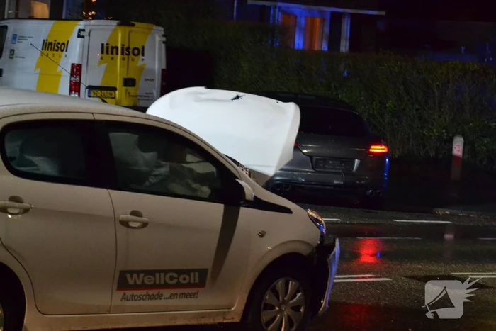 Gewonde bij ongeval met twee voertuigen