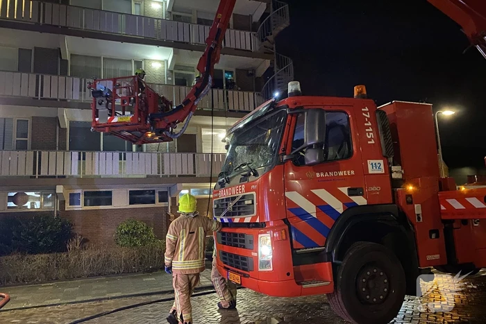 Keukenbrand veroorzaakt veel rook