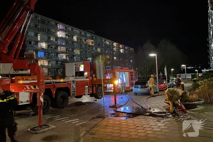 Keukenbrand veroorzaakt veel rook