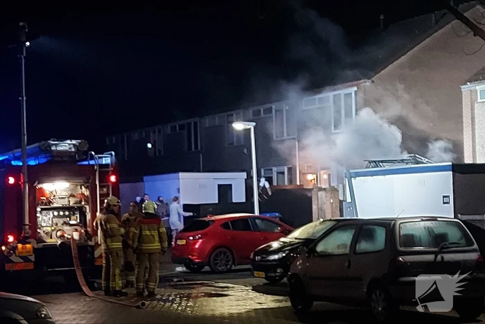 Schuur verwoest door brand
