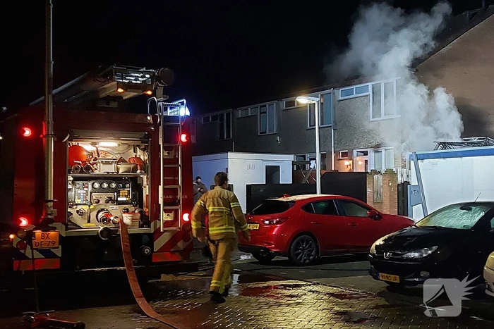Schuur verwoest door brand