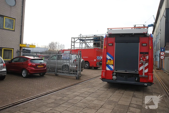 Brand in machinekamer van schip