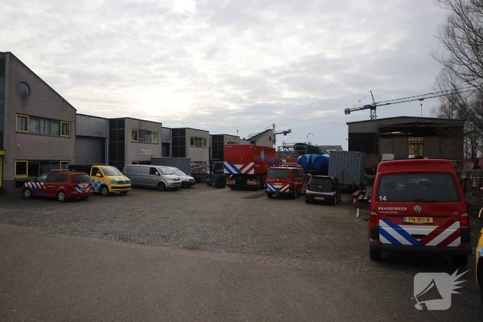 Brand in machinekamer van schip