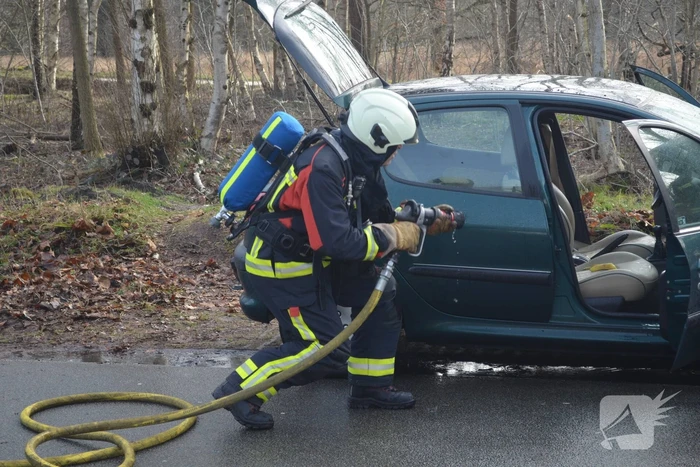 Auto door brand verwoest