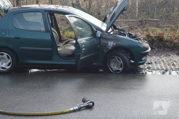 Auto door brand verwoest