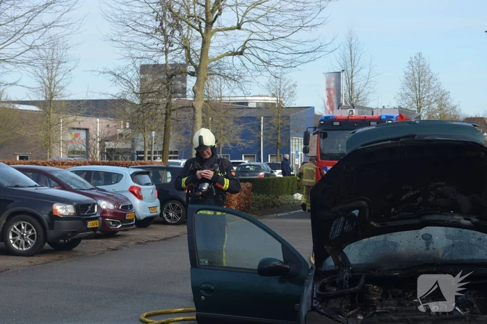 Auto door brand verwoest