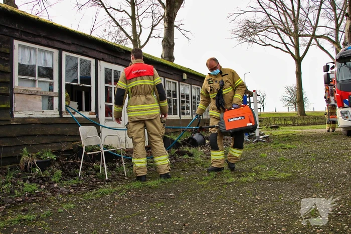 Waterleiding dichtgeknepen na lekkage