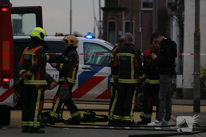 Brand na steekincident in woning