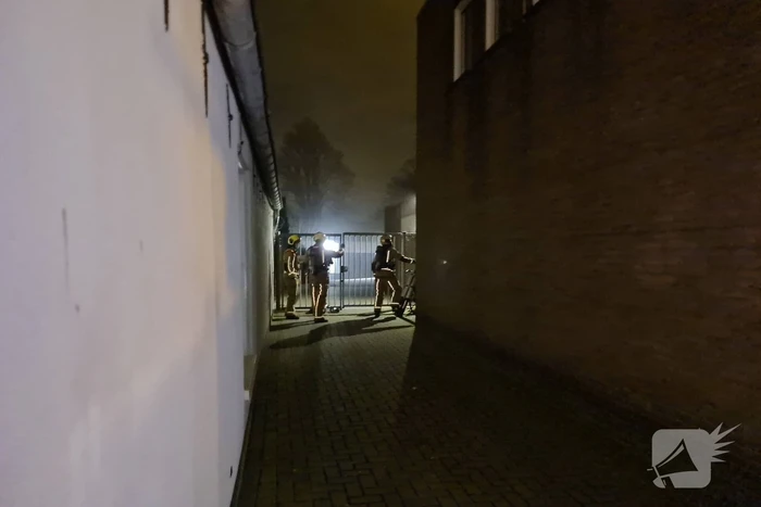 Veel rookontwikkeling bij brand in winkelpand