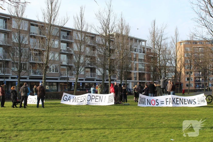 Demonstratie tegen coronamaatgelen