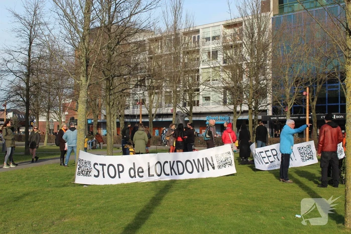 Demonstratie tegen coronamaatgelen