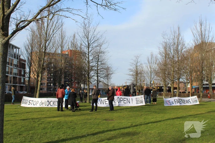 Demonstratie tegen coronamaatgelen