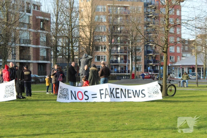 Demonstratie tegen coronamaatgelen