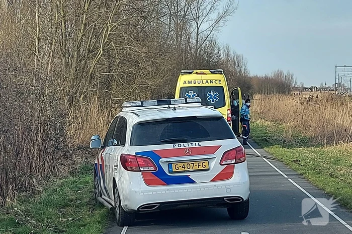 Persoon gewond na val met fiets